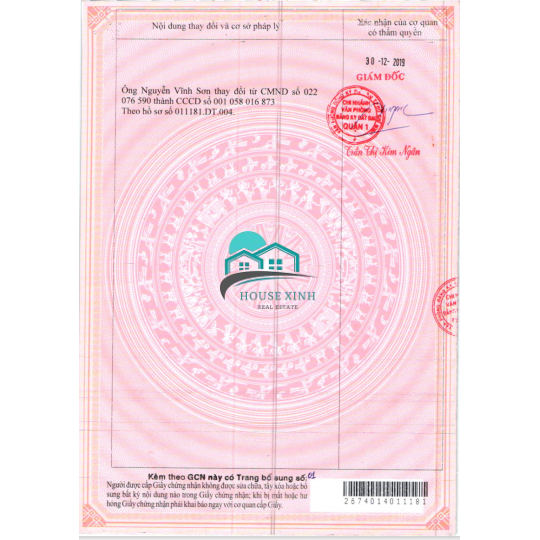 Bán nhà tại quận 1 giá 130 tỷ 