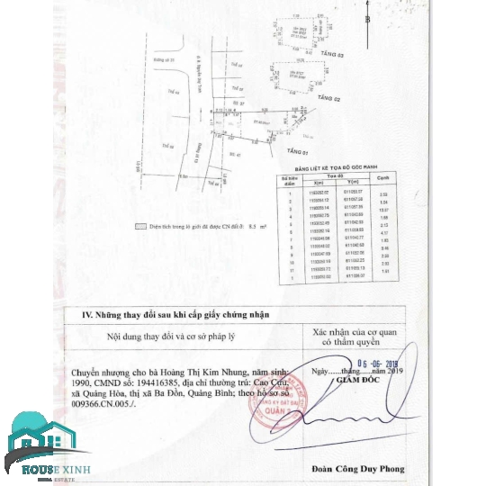 Bán  nhà  1 trệt  1 lau