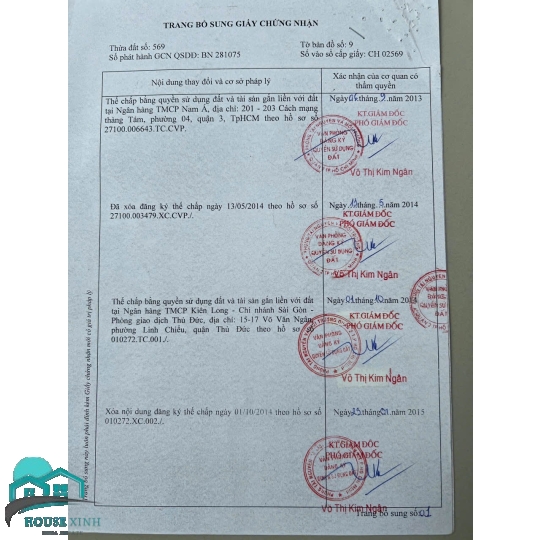 Bán nhà  quận 2 TPC