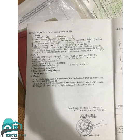 Bán  nhà  trên  đường  nguyễn  thị  định 